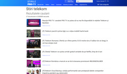 Am căutat pe site-ul ŞtirileProTV despre Telekom. Cea mai recentă ştire este de vinerea trecută