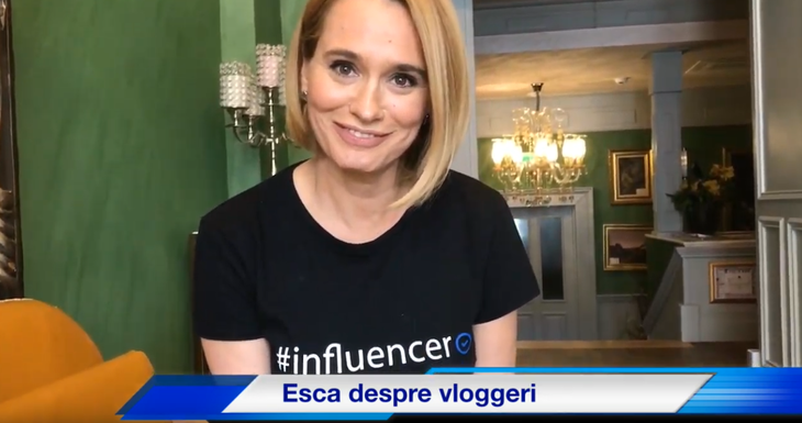 VIDEO. Andreea Esca, despre vloggeri: Am vrut să înţelegem cine sunt, de unde au venit şi ce fac ei. Fiecare dintre noi are libertatea de a-i urmări sau nu