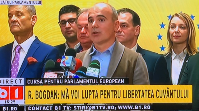 Cine a difuzat conferinţa de lansare a candidaţilor PNL, cu Rareş Bogdan?