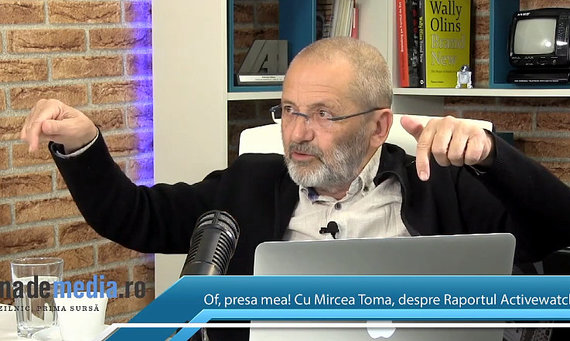 VIDEO. Mircea Toma: Ce se întâmplă în redacţiile unor emisiuni e propagandă. Descalifică persoanele care lucrează acolo ca jurnalişti