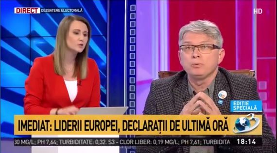 VIDEO. Moderator Antena 3, către un invitat: Cum vă permiteţi să spuneţi că telespectatorii Antenei 3 merită trataţi ca nişte oameni inteligenţi?