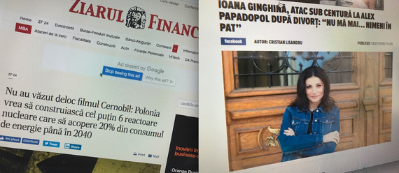 Clickbait 2019: ZF vede Cernobîl peste tot. Cancan, îngrijorat că nimeni nu o mai ...pe Ioana Ginghină în pat. Nu vă gandiţi la prostii!