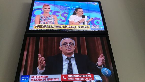 FOTO. Observatorul orei 19 de pe Antena 1 a întârziat minute bune