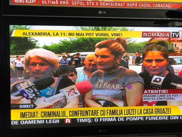 DERAPAJ. Totul pentru audienţă în cazul Caracal: imagini cu mama Luizei, îndurerată, plângând, în direct la România TV