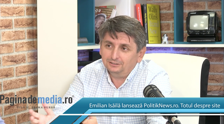 VIDEO. Jurnalistul Emilian Isăilă lansează site-ul PolitikNews.ro. Totul despre noul proiect
