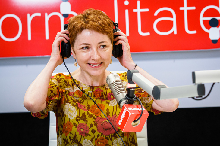 Alice Iacobescu, la Europa FM - Sursa foto: Europa FM