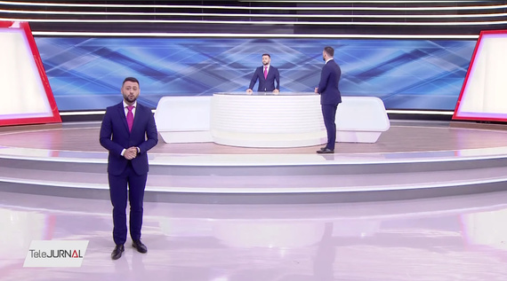 GALERIE FOTO. Noul Telejurnal TVR1 HD în imagini. Cum arată noul studio al ştirilor