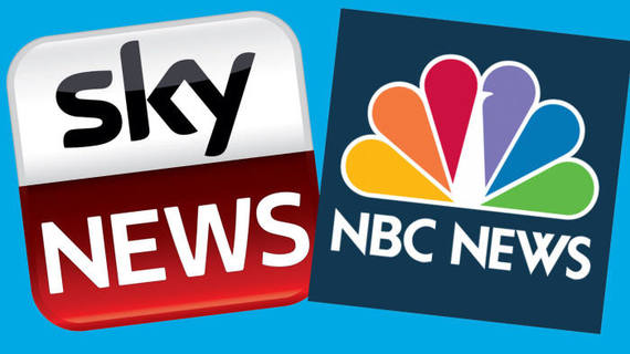 Un nou jucător pe piaţa internaţională a televiziunilor de ştiri. Ar trebui să unească posturile NBC News şi Sky