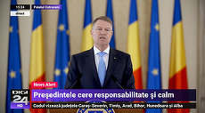 VIDEO. Iohannis, apel către presă: „Responsabilitate şi calm. Informaţi oamenii corect şi constant, dar de o manieră echilibrată şi fără excese”