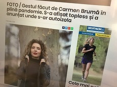 TRAFIC. Cum pui în acelaşi titlu pandemia, pe Carmen Brumă şi ceva topless. Ce au citit românii ieri? Topul, plus o serie de articole "no comment"