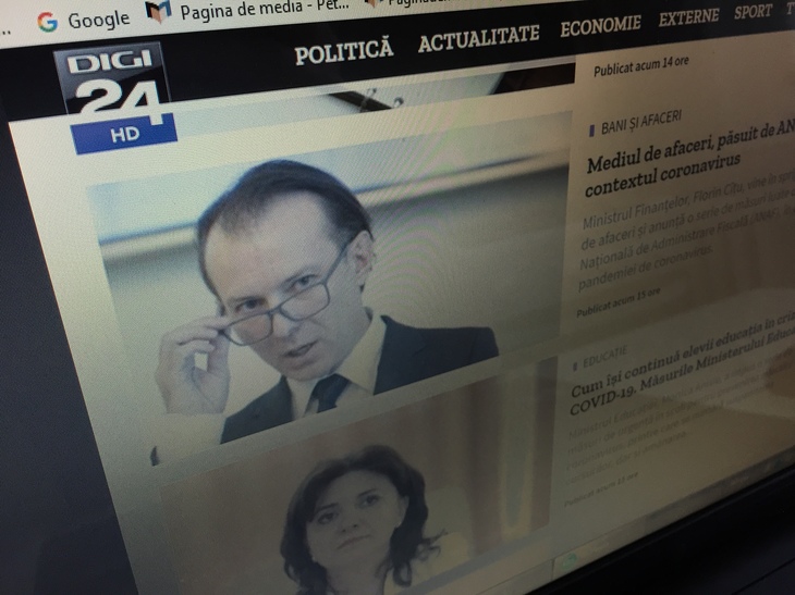 Edupedu.ro: Reclame fără „P” la PNL, pe Digi24.ro. Două texte marcate subtil, despre Florin Cîţu şi Monica Anisie