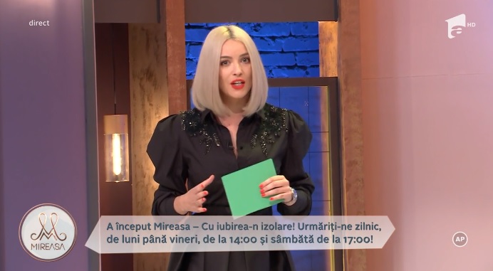 Mireasa de la Antena 1, adaptare la criză: „Cu iubirea-n izolare”. Show-ul matrimonial a început, până la urmă, ieri