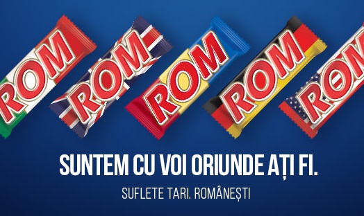 VIDEO. Ciocolata Rom, în steaguri pentru românii afară. Ambalaje cu Germania, Italia, Spania sau Marea Britanie