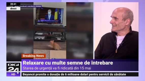 VIDEO: Povestea viralului cu pisică "speriată de Iohannis", trucajul care l-a făcut pe CTP să râdă cu lacrimi