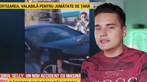 Altă dată să verificaţi! Selly, farsă pentru România TV, după ce postul a dat un fake despre el! Toată presa a preluat falsul accident al vloggerului