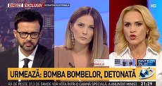 Câţi români au văzut "Bomba zilei", atacul "sub acoperire" la Nicuşor Dan? Zece reclame pentru primărie în emisiunea cu Firea în platou