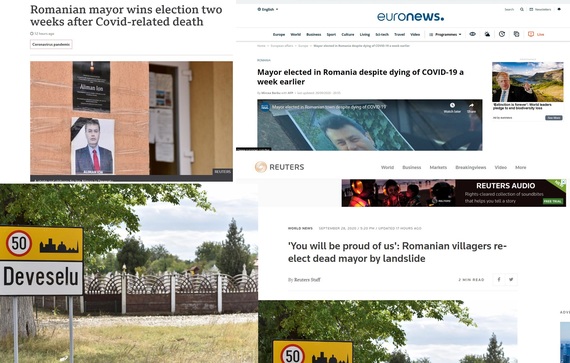 FOTO. Povestea primarului din Deveselu care a fost ales primar deşi murise, în presa străină: CNN, BBC, Reuters şi Euronews au scris despre subiect