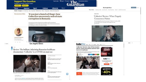 Cursa pentru Oscar: „colectiv” se lansează în SUA, Marea Britanie şi Canada. Laudă filmul New York Times, Washington Post, The Guardian