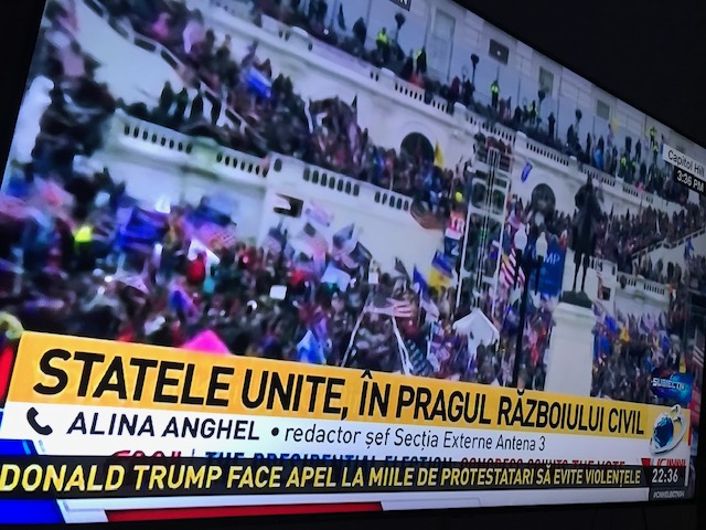 GALERIE FOTO. Breaking News. Imaginile care au şocat lumea: Capitoliul invadat de suporterii lui Donald Trump