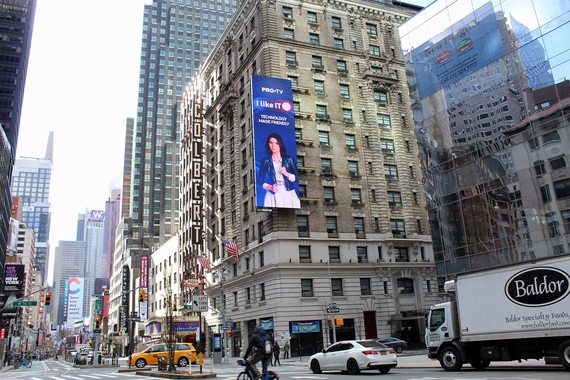 Emisiunea iLike IT de pe Pro TV, promovată timp de o oră în Times Square