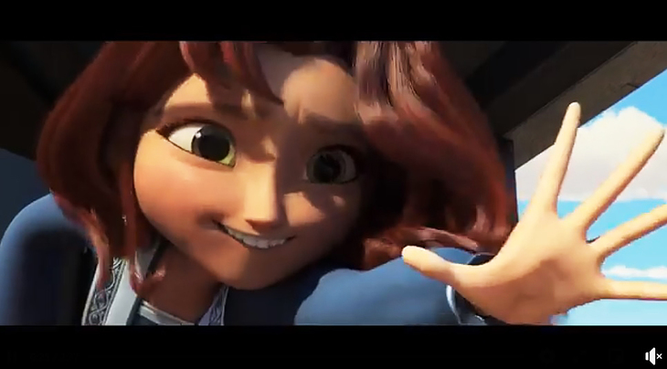 VIDEO. Alina Chinie, fostă „veveriţă” a lui Măruţă, pune voce într-un film animat