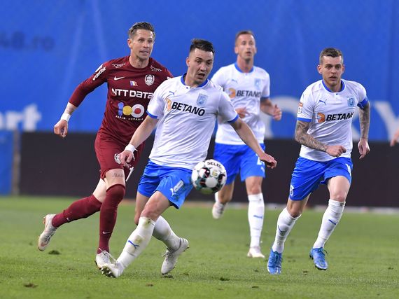 CFR Cluj şi Craiova se luptă pentru Supercupă. Partida, pe două posturi TV