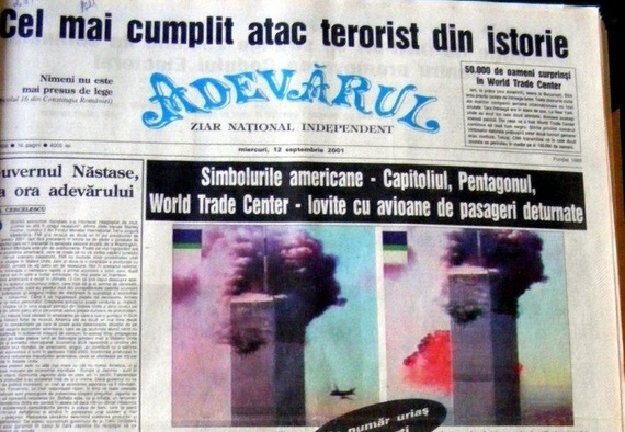 DIN ARHIVĂ. 20 de ani de la tragedia din 11 septembrie 2001. Atentatele din SUA în ziarele româneşti de atunci