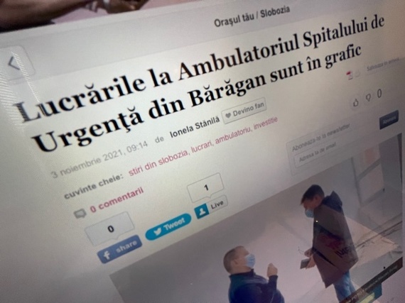 Adevărul şi un titlu ca pe vremuri! 2021 sau 1985? "Lucrările sunt în grafic. Preşedintele CJ a verificat"