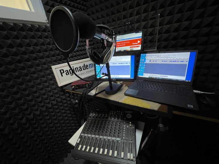 NOU. Deschidem studioul AUDIO Paginademedia! Pentru Audiobook, voice-over şi multe altele
