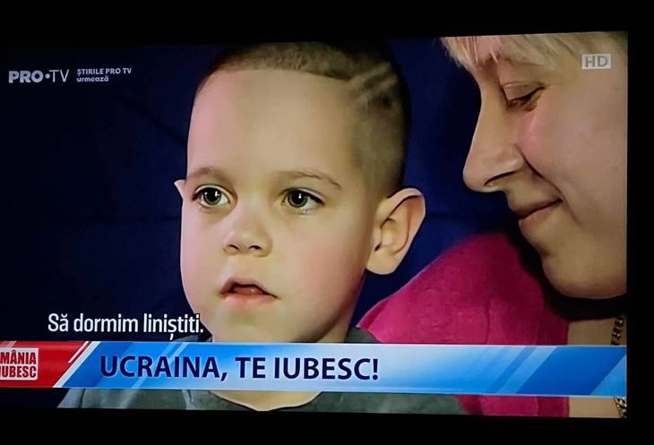 Ucraina, te iubesc (Pro TV). Sursa foto: Rares Năstase (Facebook)