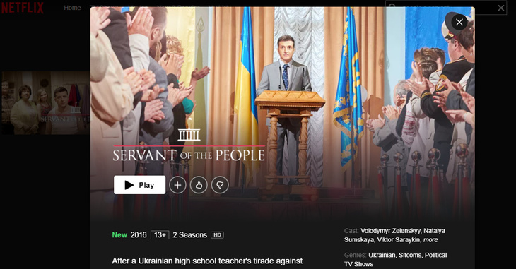 Serialul ucrainean în care joacă preşedintele Zelenski, disponibil în România pe Netflix