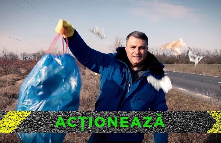 Lucian Mîndruţă porneşte în „Turul României - Ediţia de primăvară”, campanie de colectare a deşeurilor cu Let’s Do It, Romania! În ce zone va ajunge