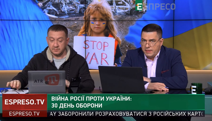 Espreso TV, televiziune care a transmis în toată lumea protestele Euromaidan, şi Rada TV, ambele din Ucraina, libere la retransmisie în România