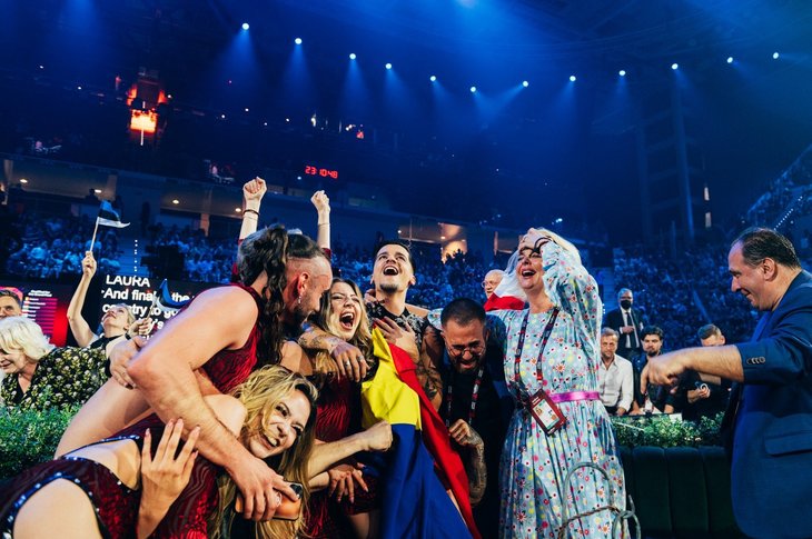România s-a clasat pe locul 18 la Eurovision 2022. Sursa foto: Facebook/Eurovision Song Contest