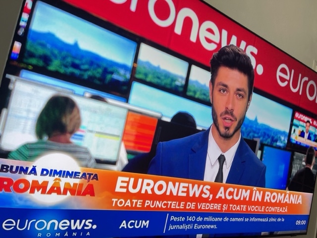 Euronews a început emisia. Cum arată noul post de ştiri şi pe ce canale e plasat