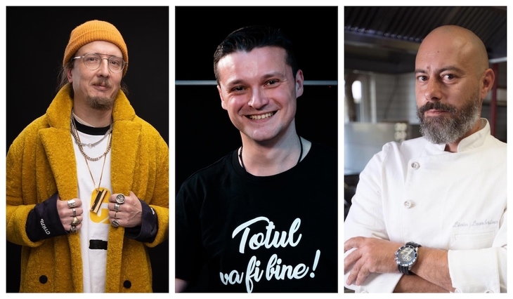 Cristian Şimonca (Otravă), Toader Păun şi Chef Liviu Lambrino fac parte dintr-un reality-show online. Sursa foto: Facebook