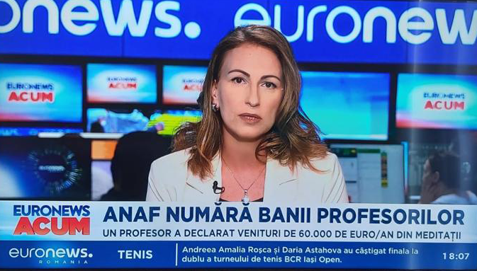 Adriana Stoian, fostă Mariş, la Euronews. Ce va face?