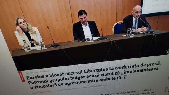 Ziariştii Libertatea, interzişi la conferinţa de presă Euroins. Ziarul, acuzat că „implementează o atmosferă de agresiune între ambele ţări”