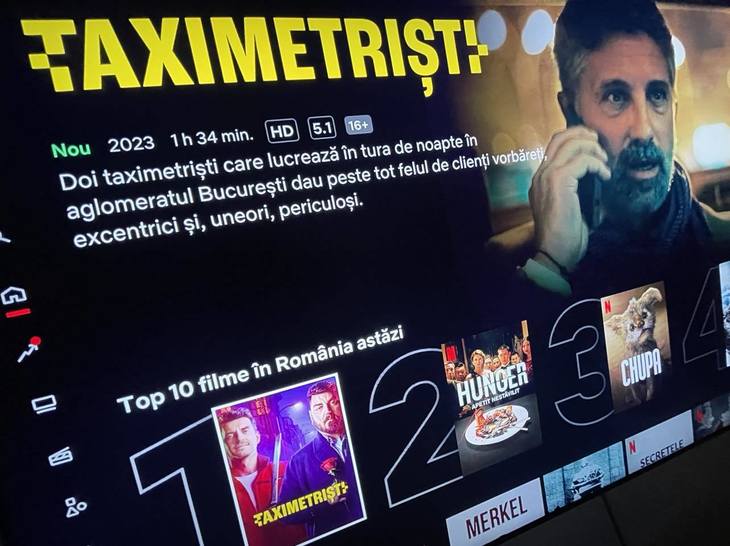 Filmul Taximetrişti, cu Micutzu şi Alexandru Ion, pe primul loc pe Netflix