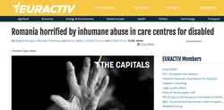 Articolul de pe site-ul euractiv.com din Bruxelles prezintă cele mai şocante informaţii despre scandalul „azilele groazei” din România