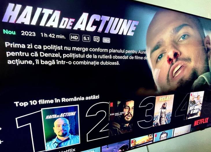 Comedia românească Haita de acţiune, cu Antonia şi BRomania, a ajuns hit pe Netflix, în doar două zile