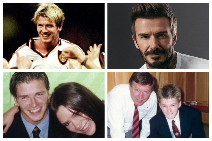 Documentarul BECKHAM prezintă imagini cu celebrul fotbalist David Beckham şi cu familia acestuia. Soţia, Victoria Beckham, nu lipseşte / colaj: Paginademedia.ro