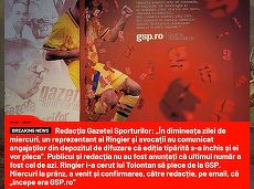 Cum au aflat jurnaliştii Gazetei că ziarul se închide în print. „A fost oprit fără ca publicul şi nimeni din redacţie să fie anunţat”