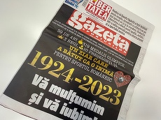 NUMĂR ISTORIC. Libertatea pe hârtie este azi ...ultima ediţie a Gazetei Sporturilor. Număr special cu 18 pagini dedicate GSP. Plus o caricatură de adio semnată Headvertising