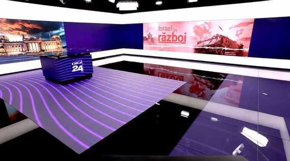 FOTO. Rebranding la Digi24. Televiziunea va avea studio nou şi siglă nouă. Cum arată primele imagini
