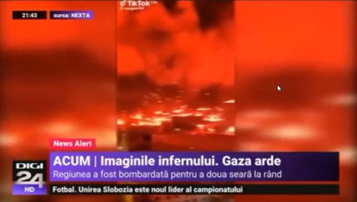 După Antena 3 şi Romania TV, şi postul Digi24 a dat focuri de artificii drept imagini din război. Cum s-a apărat postul în faţa CNA