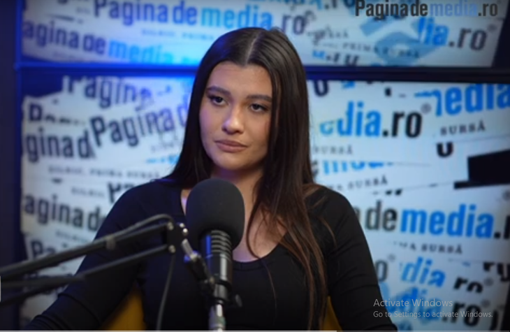 Erika Isac, în studioul Paginademedia