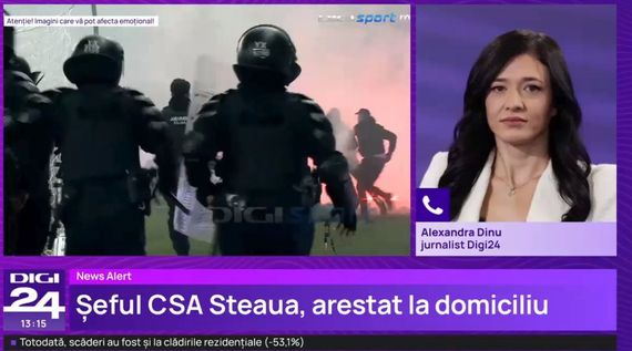 Clubul Steaua Bucureşti acuză Digi24 de fake-news pentru o burtieră. Digi24: „A fost o eroare de editare pe care am îndreptat-o rapid”