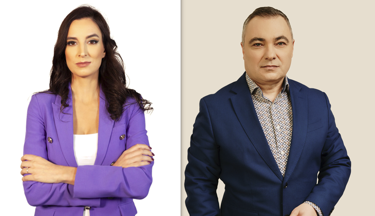 Sonia Teodoriu şi Gabriel Bălaşu / foto: Euronews