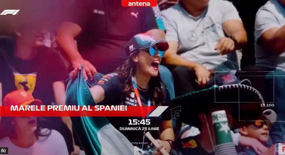 Antena 1 şi Antena 3, câte o amendă după difuzare reclamelor în timpul curselor de Formula 1